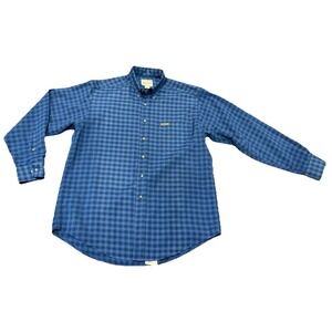 Vintage Woolrich Shirt Mens Large Plaid Button Down Made In USA